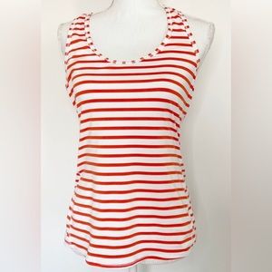Athleta striped tank medium